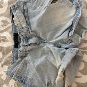 Jessica Simpson Light Blue Distressed Women Shorts. New